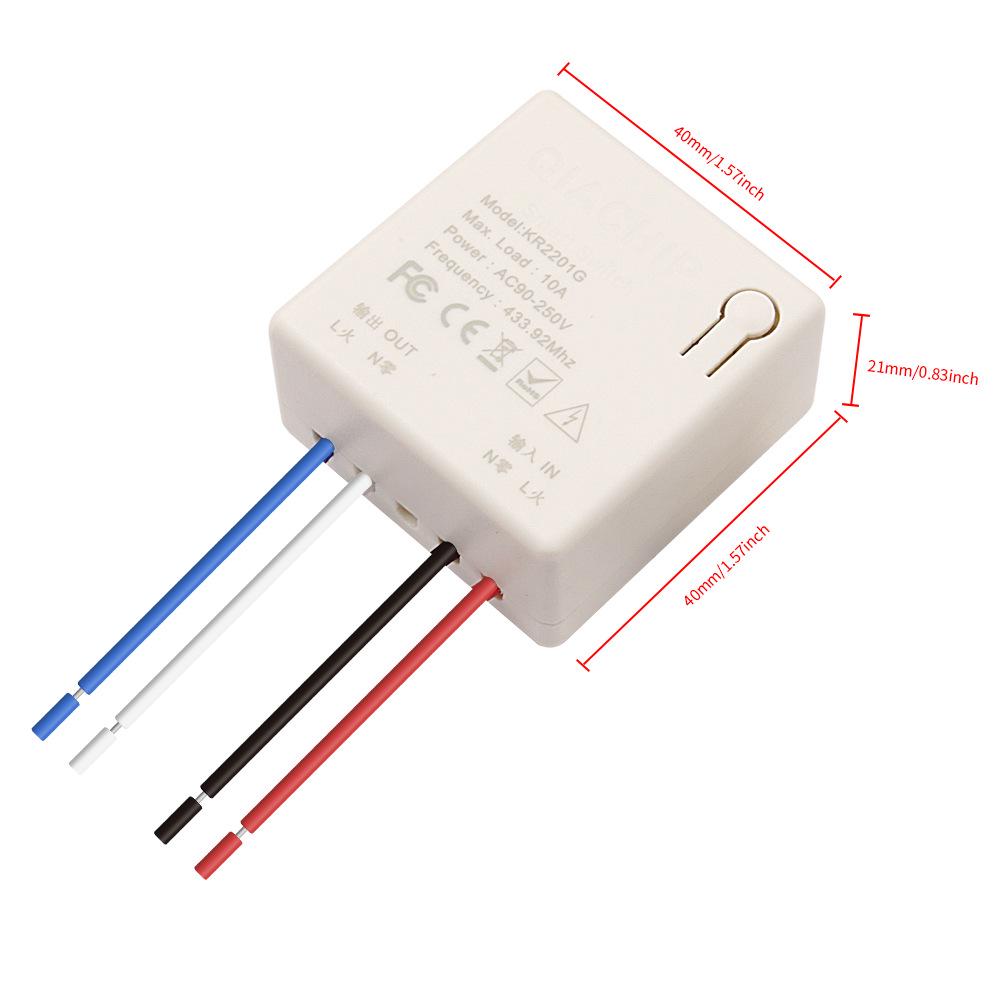 Neuer 220V Funkfernbedienungs-Lichtschalter - Einkanal-Mikrocontroller