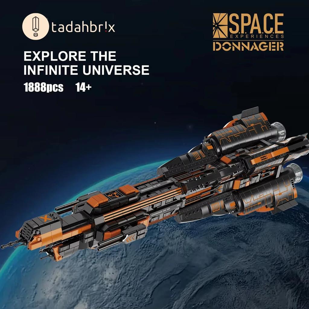 Space Battleship Building Blocks Creative Navy Battleship Fighter Model Bricks Desktop Decoration Diy Toy For Kids Holiday Gifts