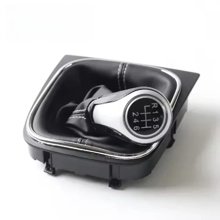 For VW Golf 5 Golf 6 A5 MK5 MK6 GTI GTD R32 Scirocco MT 5 6 Speed Gear Shift Knob Boot Cover Gaiter Boot Leather Cover Case