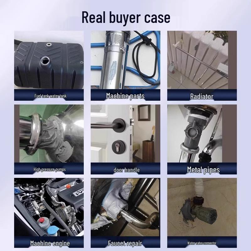 High-Temperature Resistant Universal Adhesive - Super Glue for Welding, Casting, and Leak Repair.