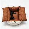Thickened Pet Travel Bed Warm Pet Car Seat Warmth Pet Carrier Cushion  Pet Travel