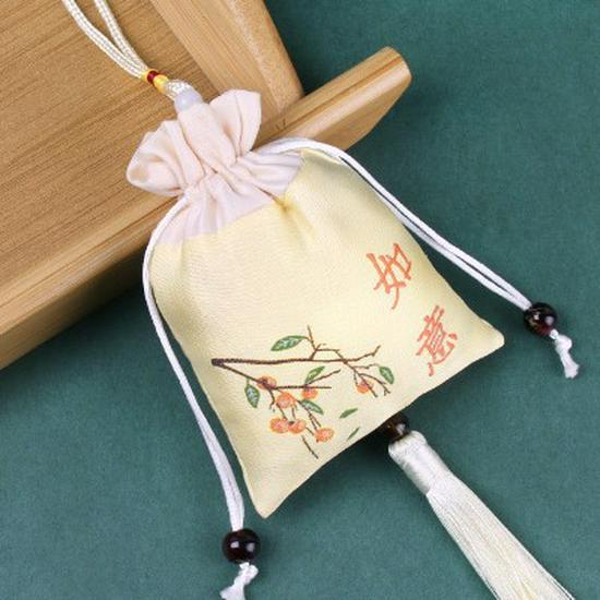 Custom Duanwu Omamori Embroidered Sachet Bag for Double Ninth Festival