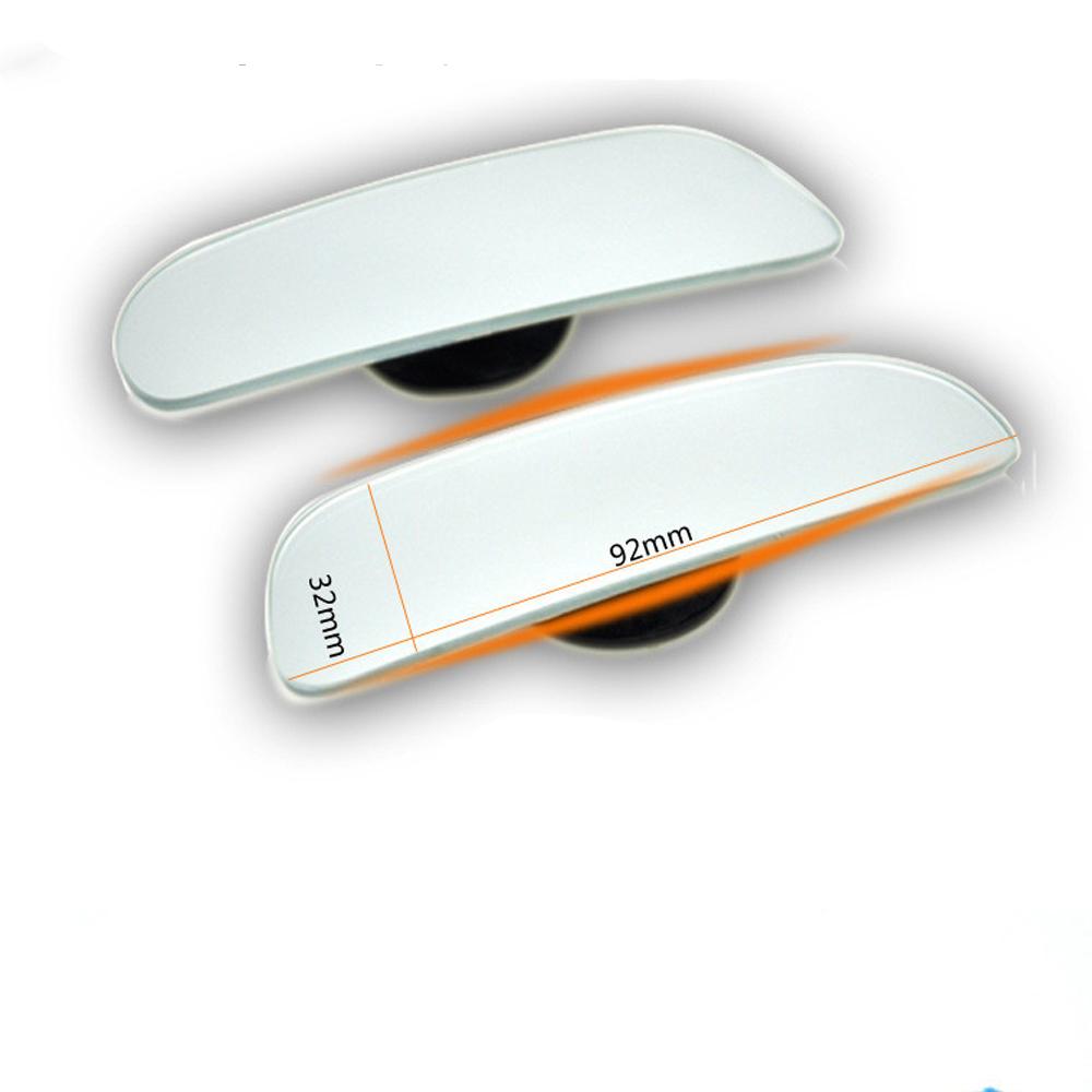2PCS Car Rear View Mirror Rotatable 360 Degree Adjustable Wide Angle Convex Mirror Auto Safety Blind Spot Mirror for