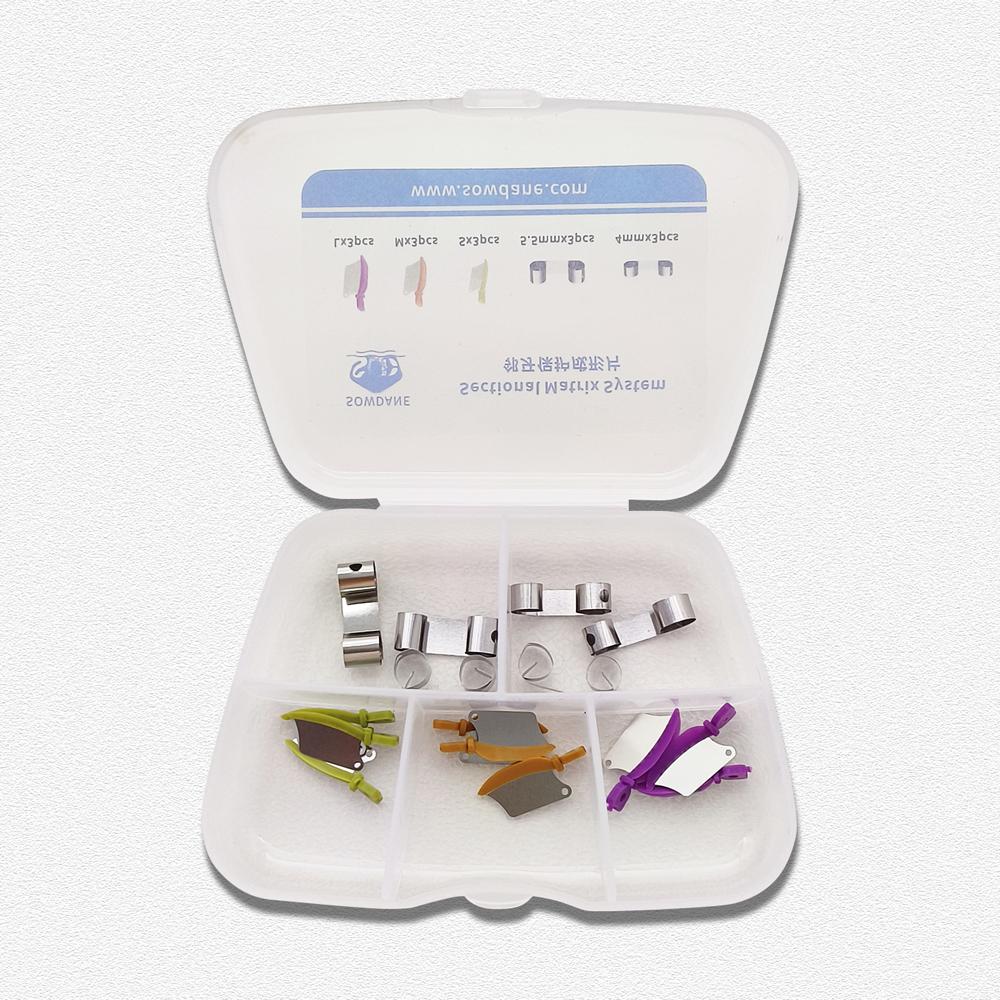 Dental Matrix Wedge Guards Sectional Baffle Type Matrice Teeth Interproximal Wedge Knife With Protection Steel Matrix Dentistry
