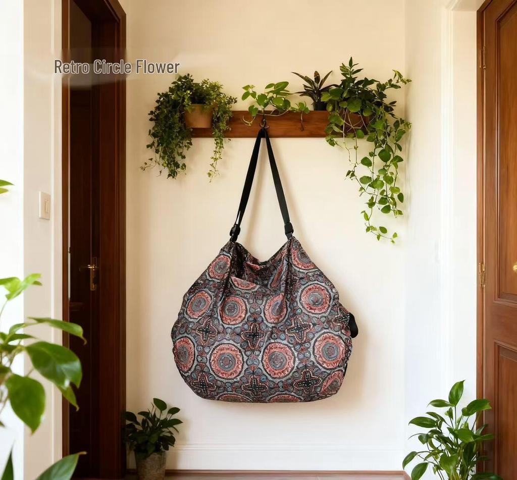 Foldable Japanese-Style Eco-Friendly Travel Shoulder Bag