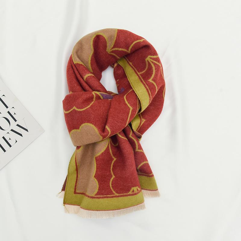 Cute Cartoon Children's Scarf for Boys and Girls in Autumn and Winter Baby Cotton Scarf To Keep Warm and Windproof and Versatile Scarf