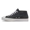 Converse Jack Purcell Mid Black Corduroy Unisex Sneakers White 169794C