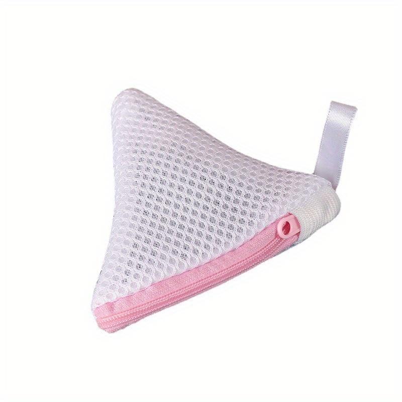 2 Stück Mini Multifunktionale Wäschetasche Verdickte Wäscheperlen Netzbeutel Seifenbeutel Luftpolster-Puff Waschbeutel Wäschenetzbeutel