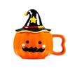 Halloween decorative gift pumpkin ceramic cup with high value mug gift box office funny water cup