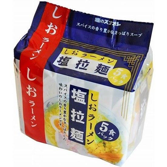 Men no Sunaoshi Shio Ramen 5-shoku pack 6 ko