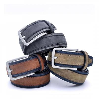 New Arrivals Open Run Unisex Casual Faux Leather Matte Belt