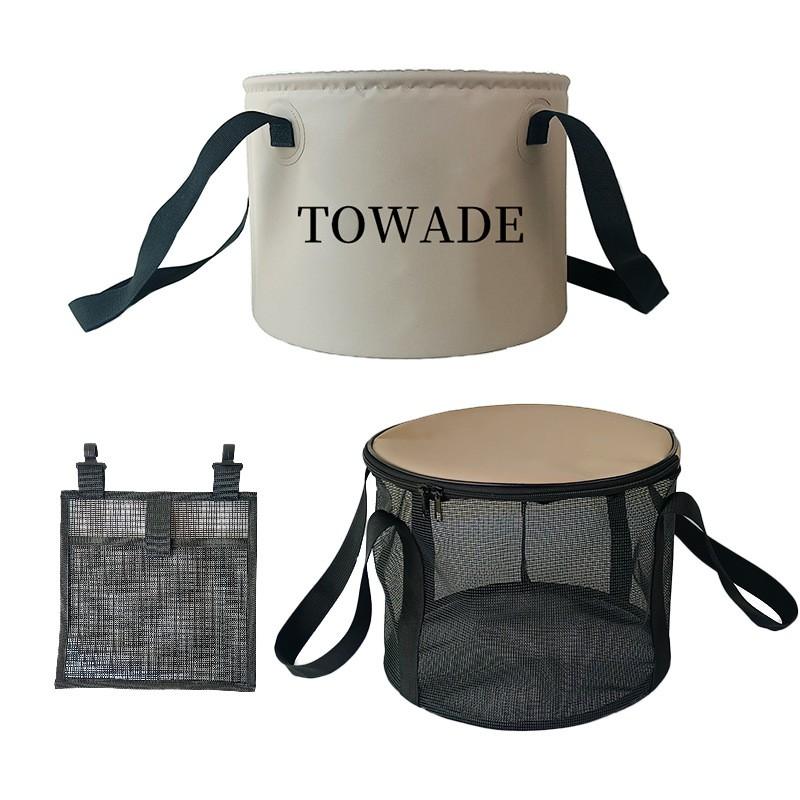 Portable Folding PVC Water Bucket Camping Hiking Fishing Picnic Outdoor Travel 12L 20L 28L