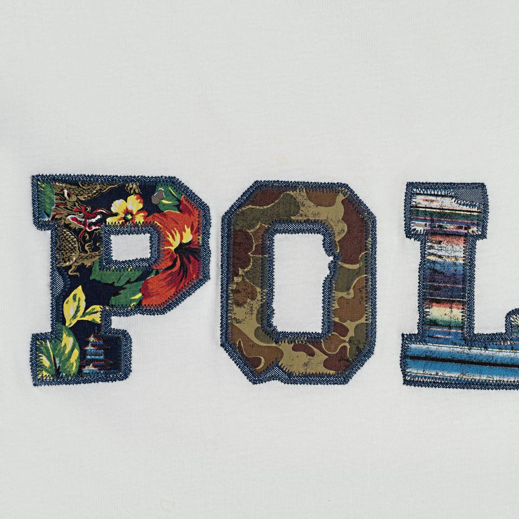 Polo Ralph Lauren SS25 Markenlogo Gestickter Aufnäher Rundhals Kurzarm T-Shirt Herren T-Shirt 710842990-002