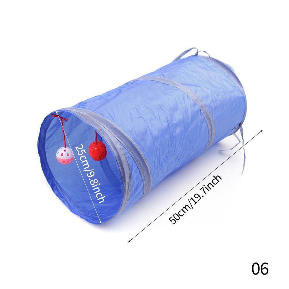 Pet Cat Tunnel Toys Foldable Pet Kitty Training Interactive Fun Toy For Cats Rabbit Small Animal Play Tunnel Tube