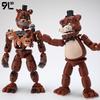 9L3D Printed Nightmare Freddy Titan13 FNAFs Bear's Midnight Harem Five Nights Joint Movable Detachable Game Peripheral Boy Toy