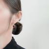 Elegante 1 Karat quadratische Ohrstecker für Damen Modischer Zargenfassung Ohrschmuck Schicke und zarte Accessoires