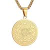 Men's Stainless Steel Necklace with Seven Archangels Magic Circle Pendant