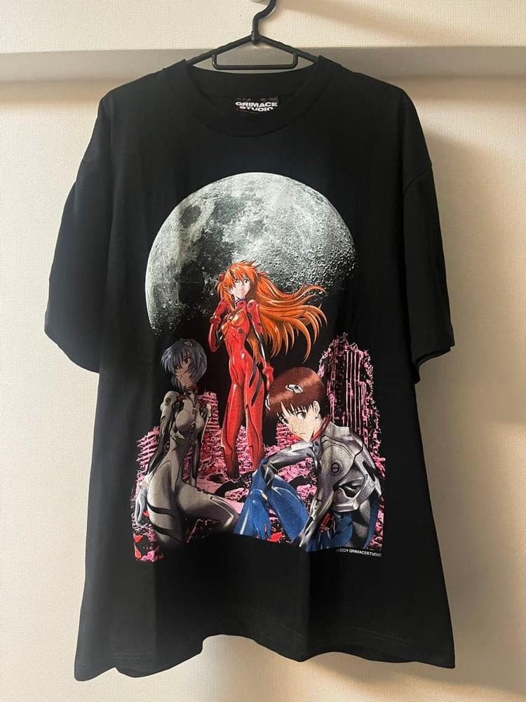 Japanese Anime Neon Genesis Evangelion Anime Manga Retro T shirt NH25269 Unisex T-Shirt XXXL