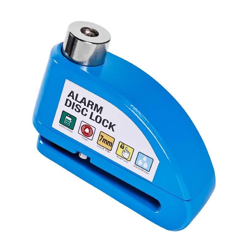 Bicycle Alarm Disc Brake Electric Lock Bike Anti-Theft Wheel Lock Waterproof 110dB with Reminder Cable Keys for Motor Scooter