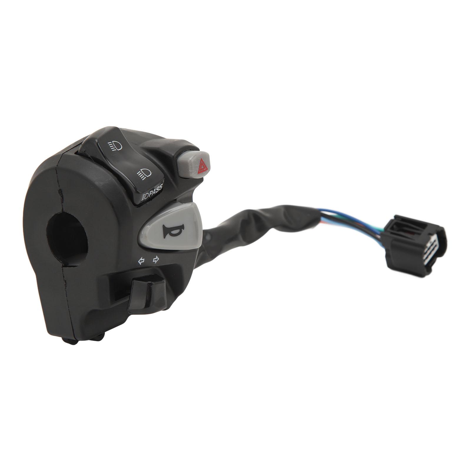 

22 мм Переключатель на руле в сборе Переключатель управления дальним/ближним светом, аварийной сигнализацией, указателями поворота для Click 125