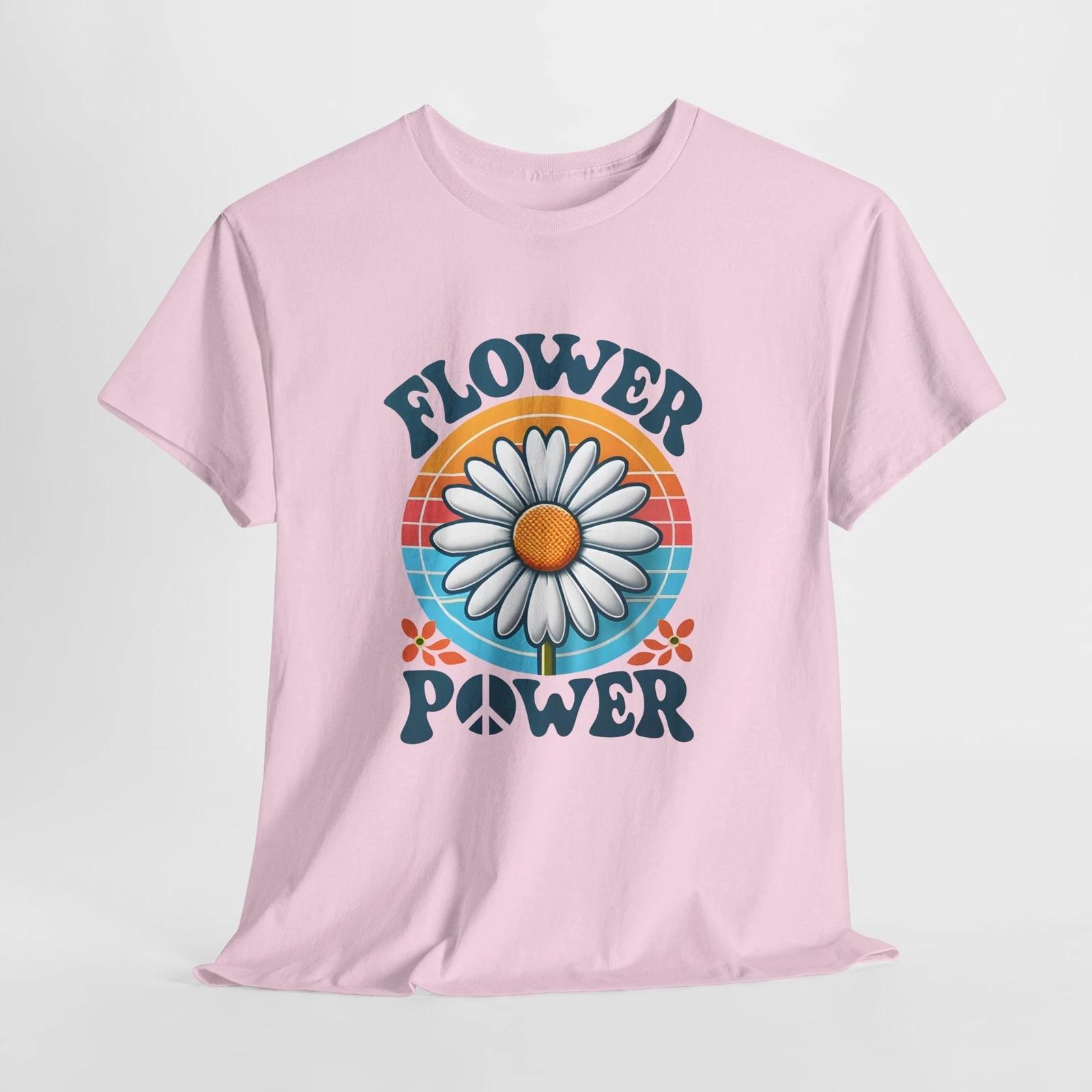 Hippie T-Shirt | Peace & Love Boho Tee | Retro 70s Aesthetic Shirt S
