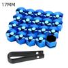 New 20Pcs 17/19mm Car Wheel Nut Bolt Head Cover Cap Protective Bolt Caps Exterior Decoration Protecting Bolt Rims Screws Plug
