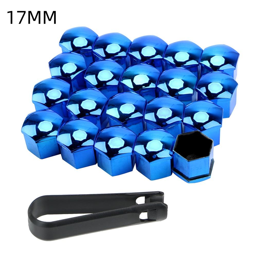 New 20Pcs 17/19mm Car Wheel Nut Bolt Head Cover Cap Protective Bolt Caps Exterior Decoration Protecting Bolt Rims Screws Plug