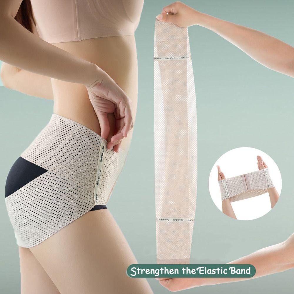 4Row Buckle Postpartum Hip Trainer Belt Shaperwear Closure Abdominal Belt Postpartum