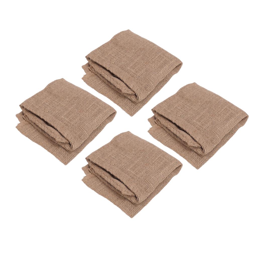 4 ks Jutové pytle na brambory Opakovaně použitelné pytle na závod v pytli pro děti Venkovní hry na hřišti