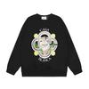 Unisex Oversized Cotton Graphic Print Crewneck Sweatshirt Winter Casual Wear