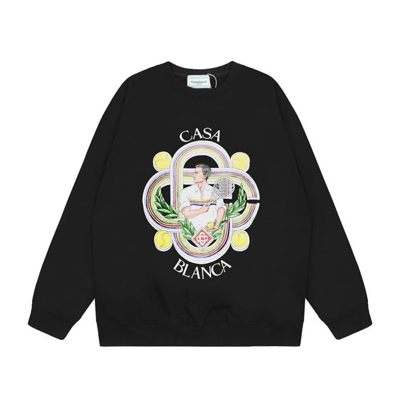 Unisex Oversized Cotton Graphic Print Crewneck Sweatshirt Winter Casual Wear
