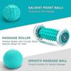 3 Sets Foot Massage Balls Hedgehog Ball and Foot Massage Roller Set for Plantar Fasciitis Pain Relief, Muscle Relaxation, Improve Circulation