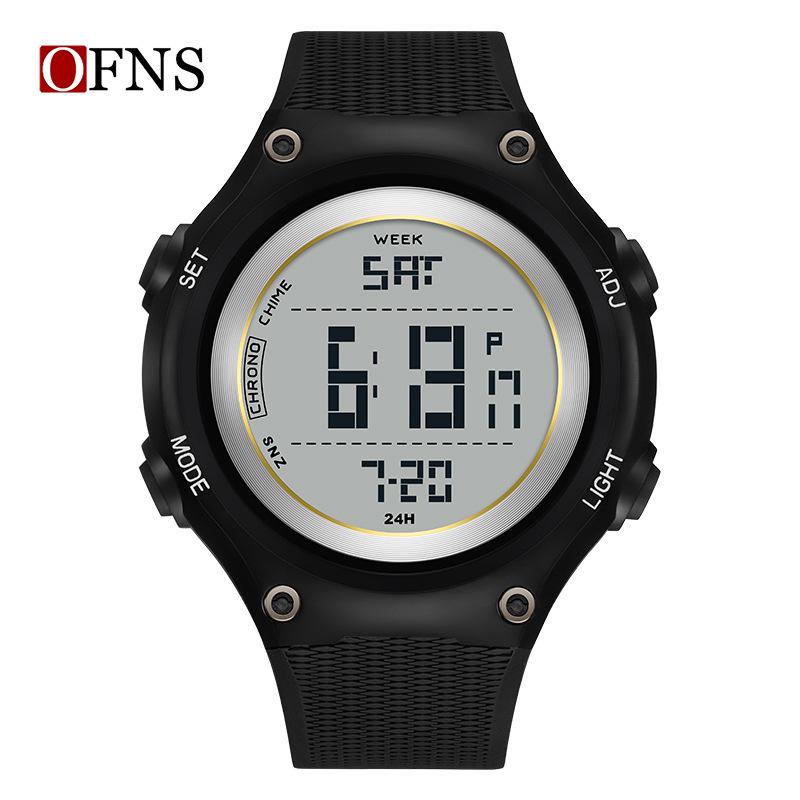 Oufanni Shi Men s Waterproof Multifunctional Sports Watch with Alarm