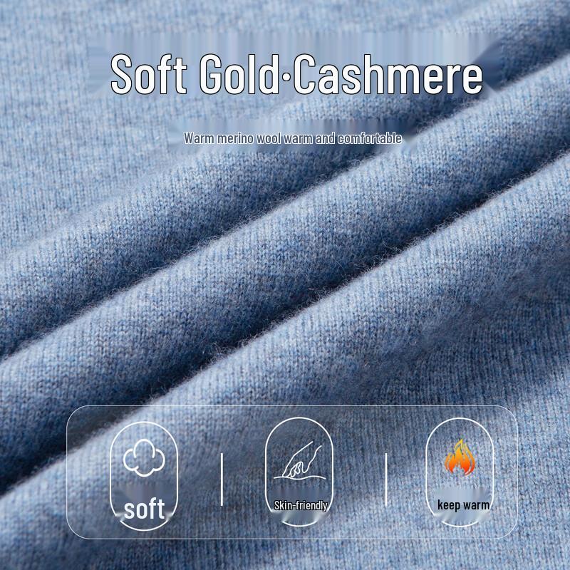 Hodo Men's Luxury V-Neck Cashmere Sweater