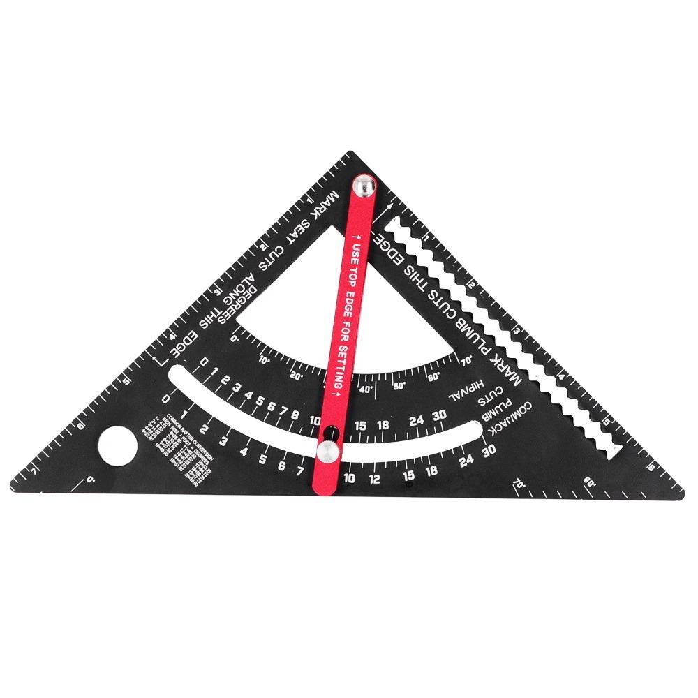 Accurate Scale Woodworking Triangle Ruler Adjustable Rafter Framing Square Woodworking