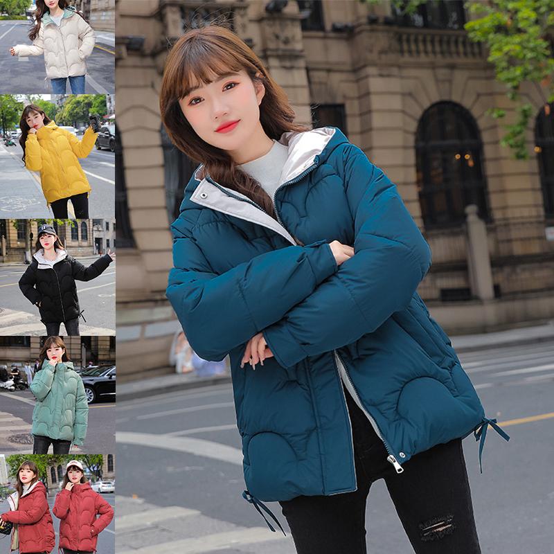 Women's Cotton-padded Jacket Without Hood I Short Thickened Thin Cotton-padded Jacket Loose Winter Coat Jacket Literary Retro