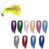 1000PCS PET Crystal Flash Fly Tying Material Holographic Fishing Lure Tying Making Jig Hook BaitsFly Fishing Tying