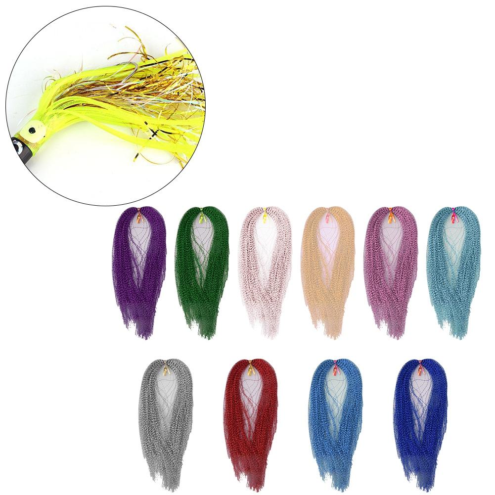 1000PCS PET Crystal Flash Fly Tying Material Holographic Fishing Lure Tying Making Jig Hook BaitsFly Fishing Tying
