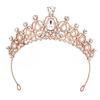 Retro Bridal Crown Tiara Princess Prom Party Queen Hair Crown Alloy Rhinestone Crown