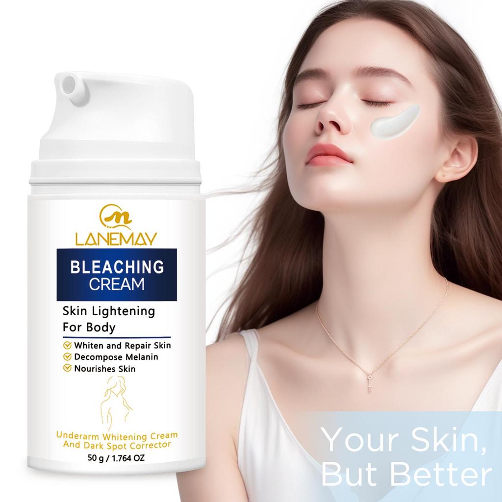 Bleaching Cream-Deeply Nourishing Skin,Full-body Brightening Skin Base Lotion, Underarm Specialized Whitening Body Lotion,50g