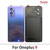 Glass Back Cover For Oneplus 9 9R 10 Pro Rear Panel  Replacement Rear Housing with Adhesive  With Camera Lens