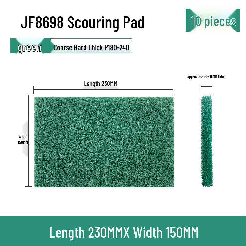 MUTTI Heavy-Duty Green Scouring Pads