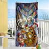 Scooby-doo Mystery Library Soft Beach Towel Durable Erfect for Travel Beach Swimming Vibrant Pattern Perfect Gift for Friends & Family