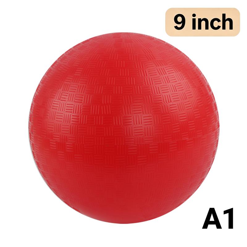Easy to Inflate Rubber Kickball Bouncy Playground Ball for Kids Backyard School Holiday Family Fun Games