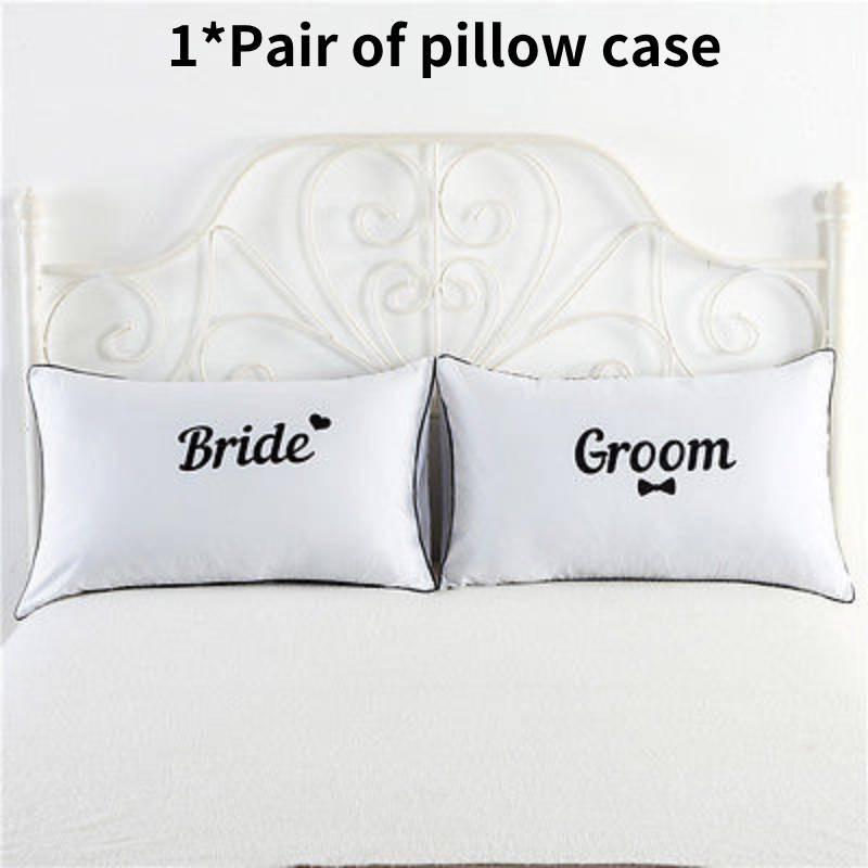 

Couple Pair 1 Lovers Home Decor Pillow Case Sofa Waist Throw Cover Cushion Style B
