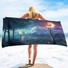 Beach Towel Forest, Beach Blanket or Oversized Large Bath Towel,Quick Dry and Sandproof Beach Towels,Lightweight and Large