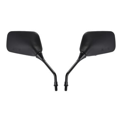 Çift Siyah Aynalar M10 Dikiz Aynaları Kawasaki KLR250 KLR600 KLR650 1984-1990 için