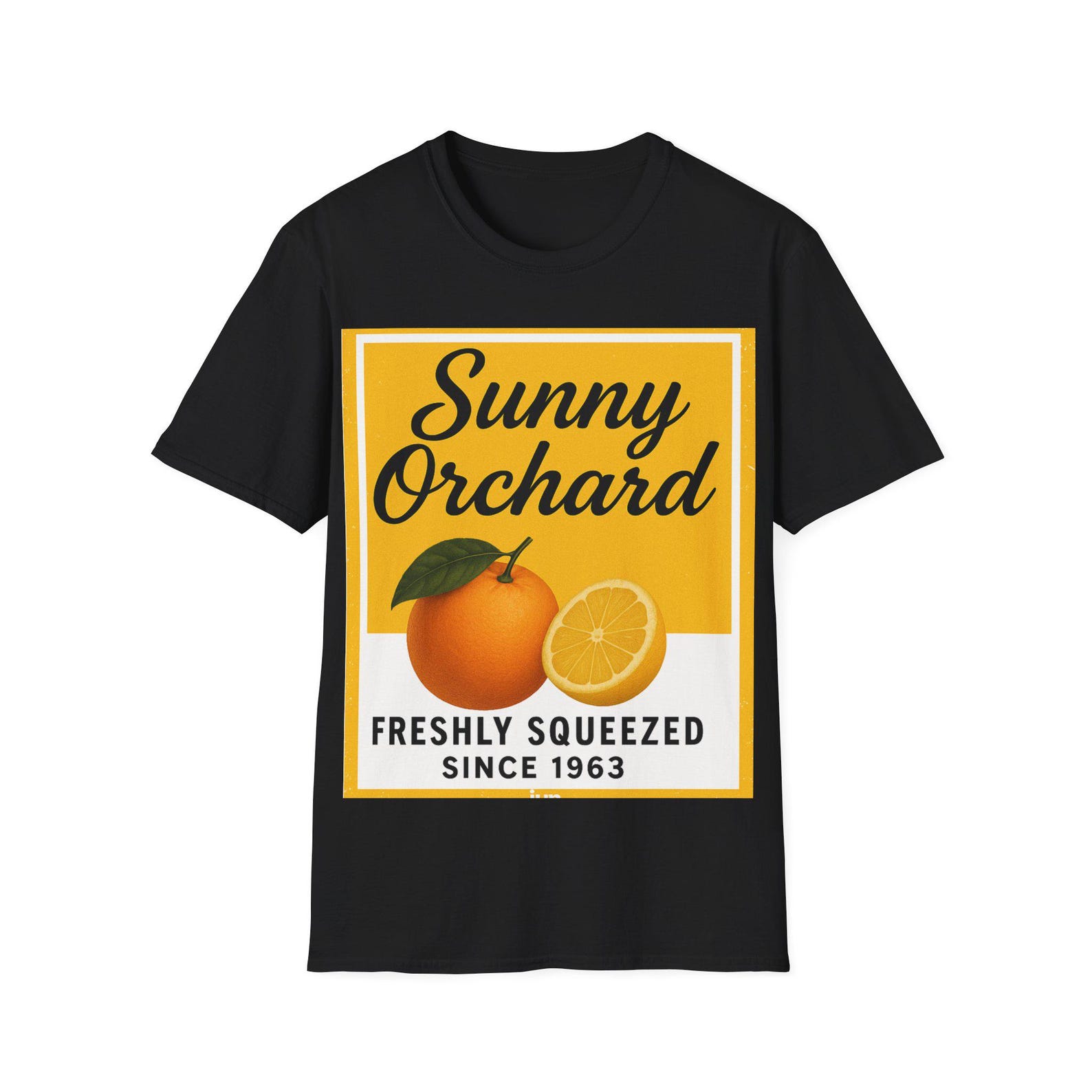 Vintage-Inspired Citrus T-Shirt, Fun Summer Tee, Freshly Squeezed Shirt, Gift for Orange Lovers, Cute Foodie Fashion 3XL