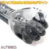 ALTEED M8M10M12-1.25 Pitch Shift Knob, Fist Hand Design, Clear Black, 5.9 Inches (150 Mm), For Trucks, Passenger Cars, Etc