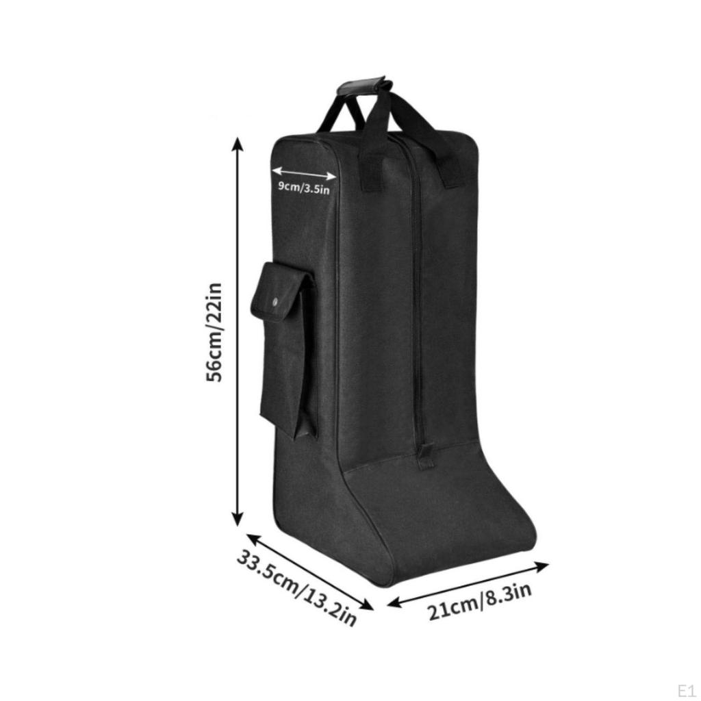 Riding Boot Bag WearResistant Equestrian Case Lightweight Horse for Riders,
